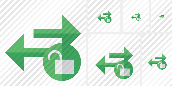 Exchange Horizontal Unlock Icon Exchange Horizontal Unlock Icon