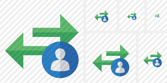 Exchange Horizontal User Symbol