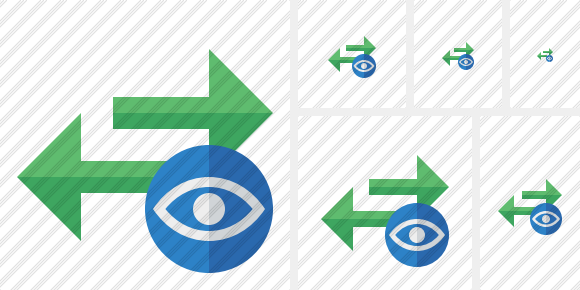 Exchange Horizontal View Symbol