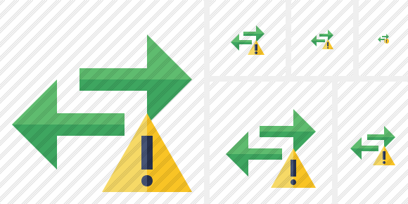 Exchange Horizontal Warning Icon Exchange Horizontal Warning Icon