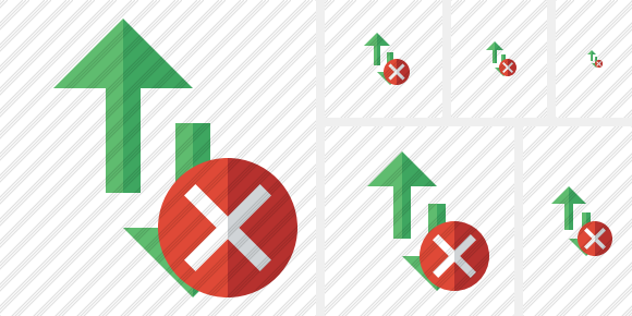 Exchange Vertical Cancel Symbol