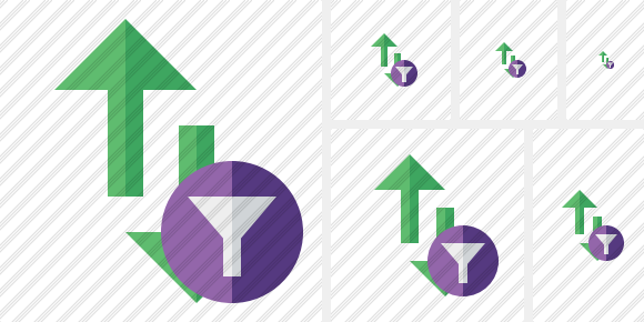 Exchange Vertical Filter Symbol