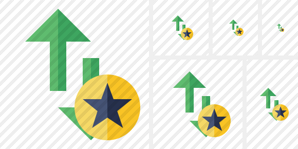 Exchange Vertical Star Icon