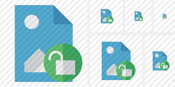 File Image Unlock Icon File Image Unlock Icon