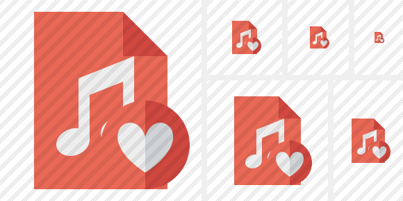 File Music Favorites Icon