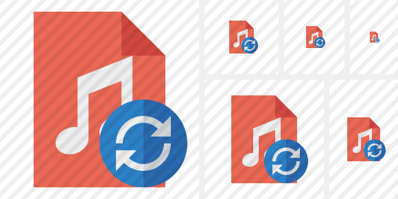 File Music Refresh Symbol