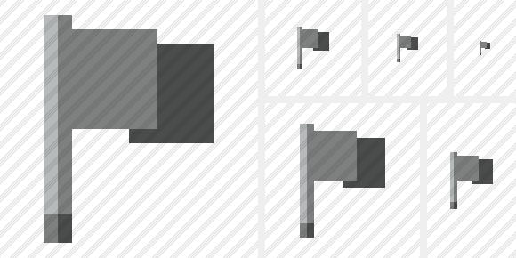 Flag Dark Icon Flag Dark Icon
