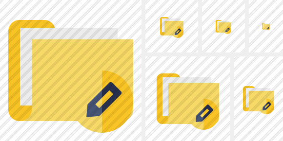 Folder Documents Edit Icon Folder Documents Edit Icon
