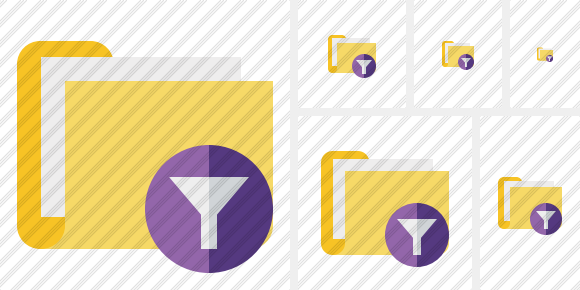 Folder Documents Filter Icon Folder Documents Filter Icon