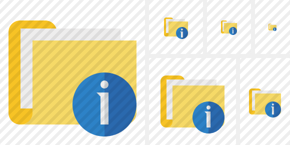 Folder Documents Information Icon Folder Documents Information Icon
