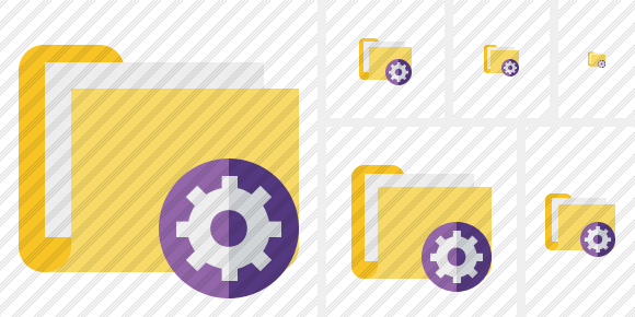 Folder Documents Settings Icon Folder Documents Settings Icon