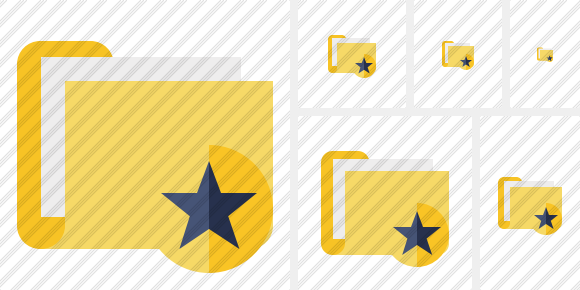 Folder Documents Star Icon Folder Documents Star Icon