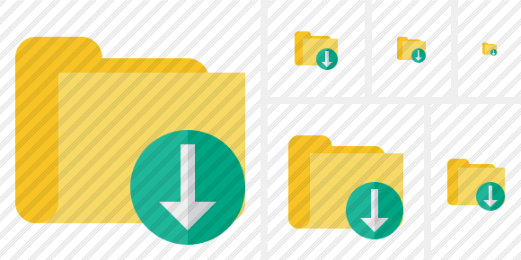 Folder Download Icon Folder Download Icon