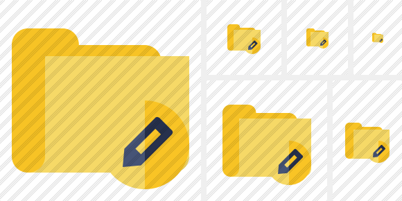 Folder Edit Icon Folder Edit Icon