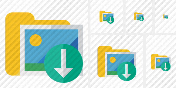 Иконка Папка Изображения Скачать