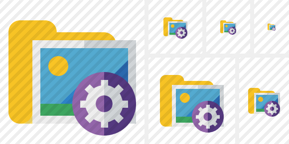 Folder Gallery Settings Symbol