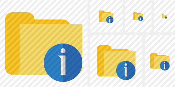 Folder Information Icon Folder Information Icon
