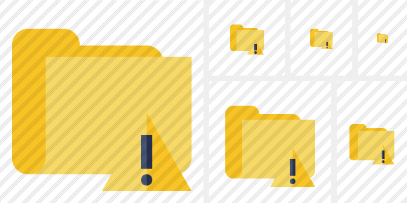 Folder Warning Icon Folder Warning Icon
