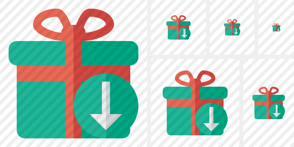 Gift Download Symbol