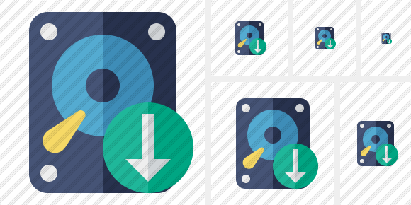 Hard Drive Download Icon Hard Drive Download Icon