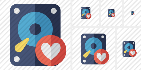 Hard Drive Favorites Icon Hard Drive Favorites Icon