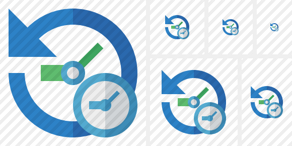 History Clock Icon History Clock Icon