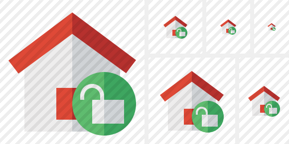 Home Unlock Icon Home Unlock Icon