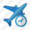 Airplane 2 Clock Icon