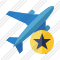 Airplane 2 Star Icon