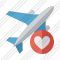 Airplane Favorites Icon