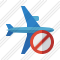 Airplane Horizontal 2 Block Icon