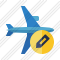 Airplane Horizontal 2 Edit Icon