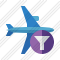 Airplane Horizontal 2 Filter Icon