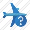 Airplane Horizontal 2 Help Icon