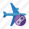 Airplane Horizontal 2 Link Icon