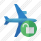 Icône Airplane Horizontal 2 Unlock