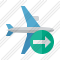 Airplane Horizontal Next Icon