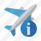 Airplane Information Icon