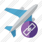 Airplane Link Icon