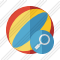 Beach Ball Search Icon