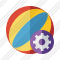 Beach Ball Settings Icon