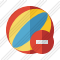 Beach Ball Stop Icon