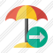 Beach Umbrella Next Icon