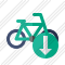 Bicycle Download Icon