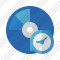 Bluray Disc Clock Icon