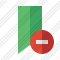 Bookmark Green Stop Icon