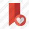 Bookmark Red Favorites Icon