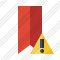Bookmark Red Warning Icon