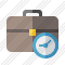 Briefcase Clock Icon