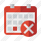 Calendar Cancel Icon